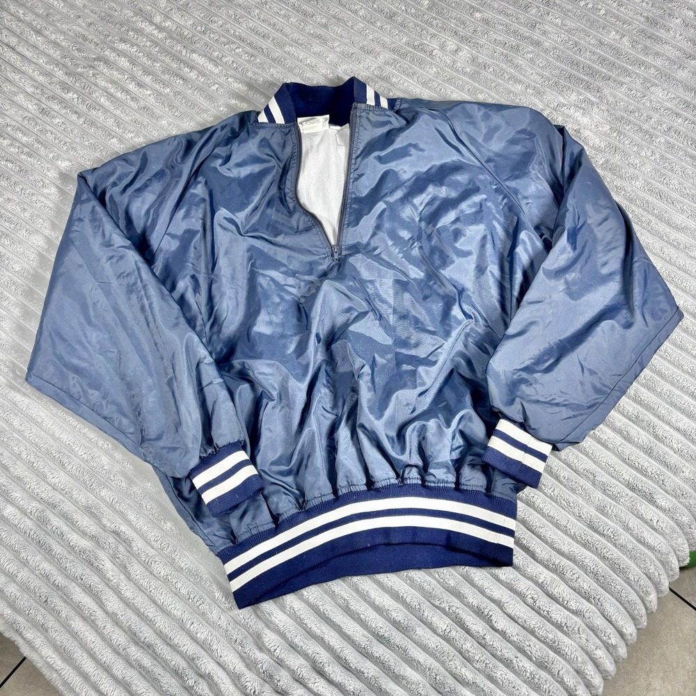 Honigs Whistle Shop Navy Blue Men's X-LargeWindbreaker Half Zip Pullover Jacket